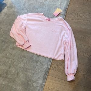 Stoney Clover Lane x Target Pink Cropped Sweatshirt